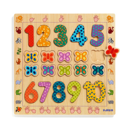 Рамка - вкладыш от 1 до 10 DJECO - фото 1