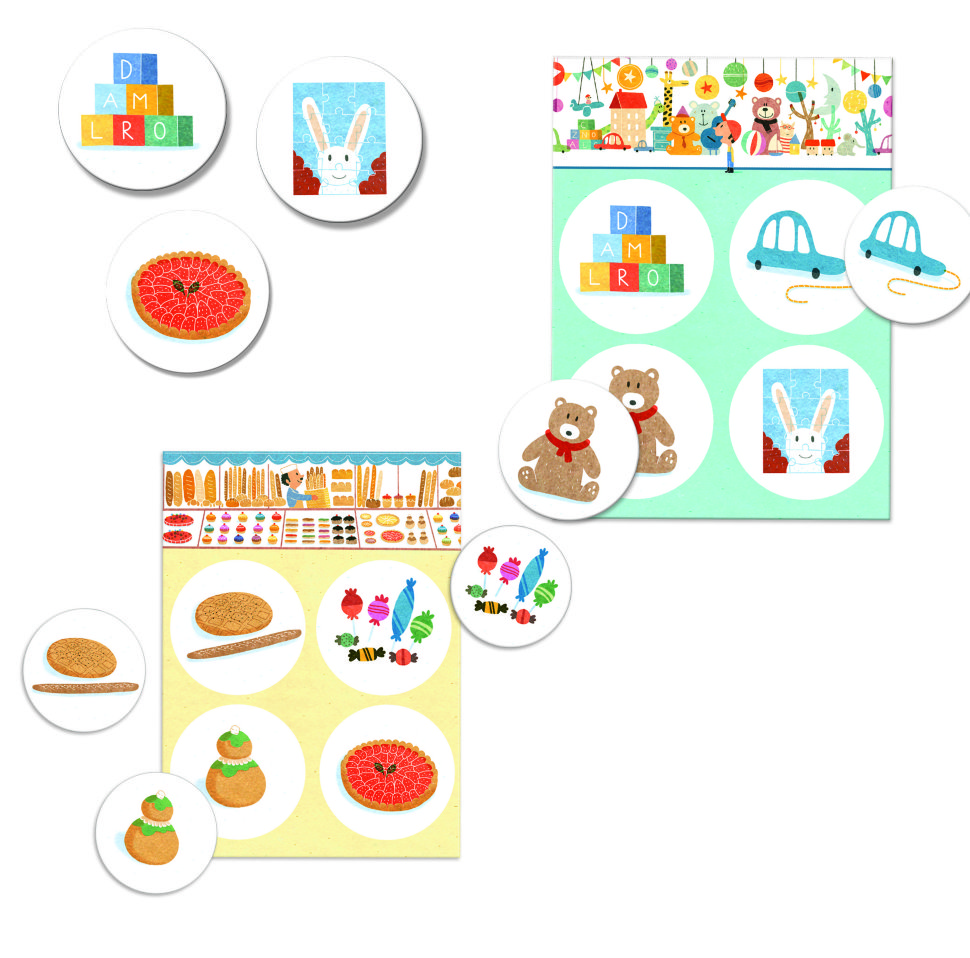 Настольная игра Лото Магазин DJECO - миниатюра 2