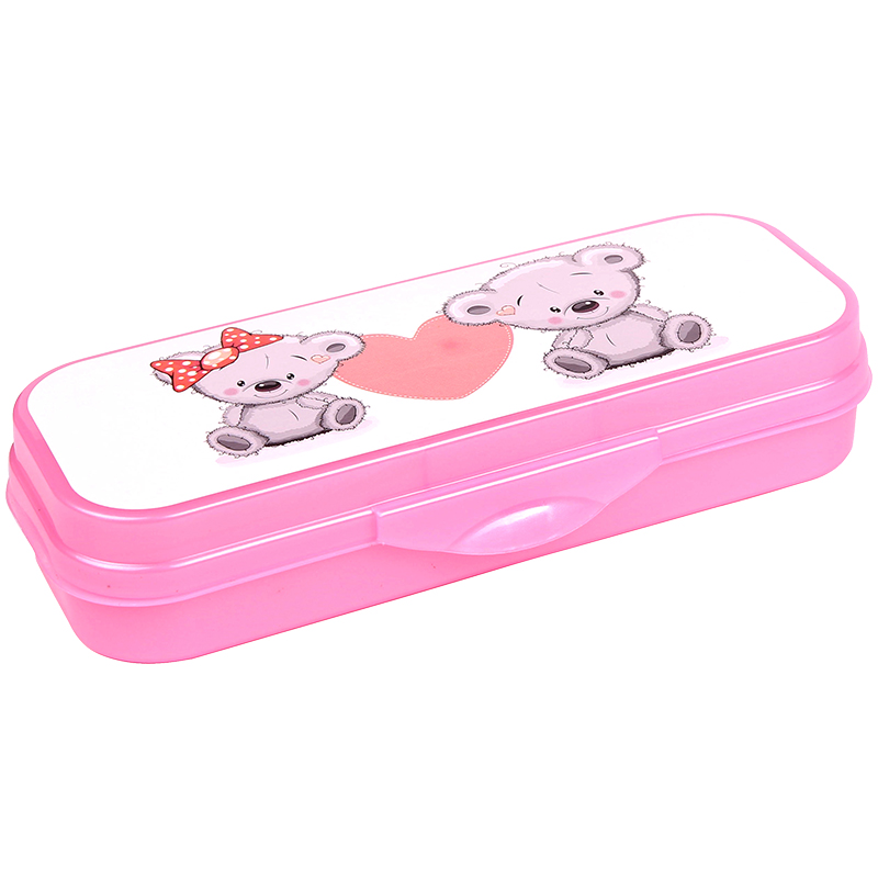 Пенал - футляр пластик. Мишки СТАММ - фото 1