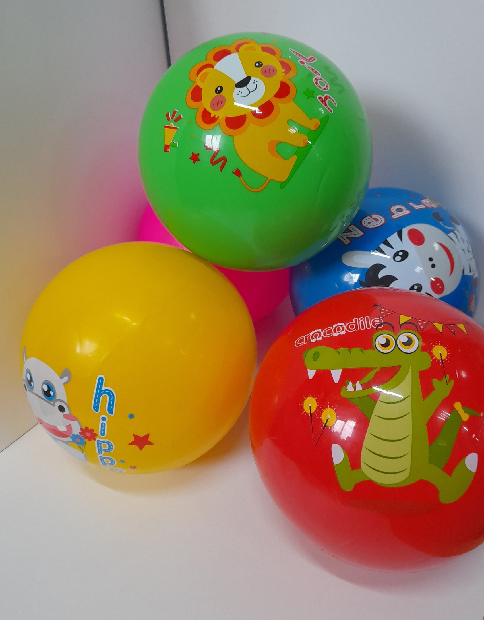 Мяч ПВХ 21см Животные - фото 1