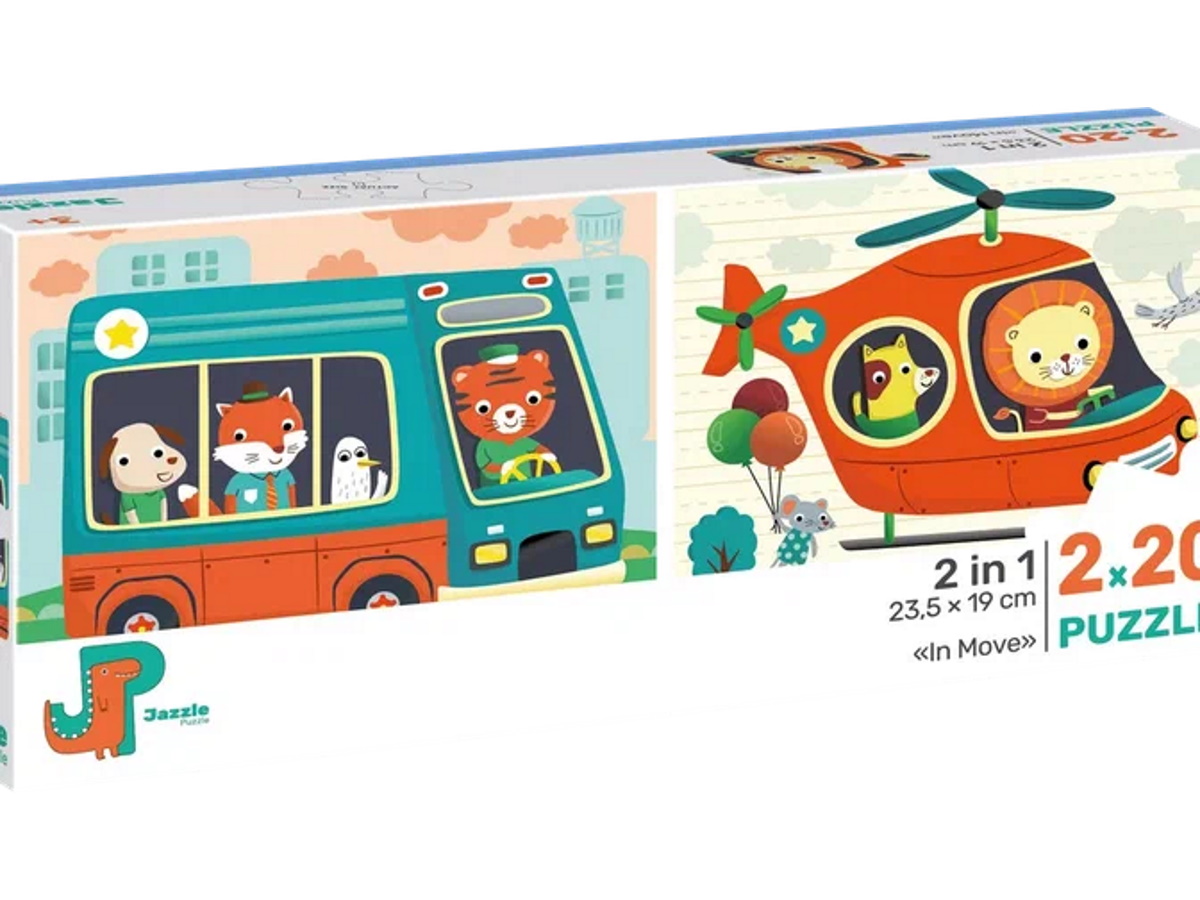 Пазл 2 в 1 В движении - фото 1
