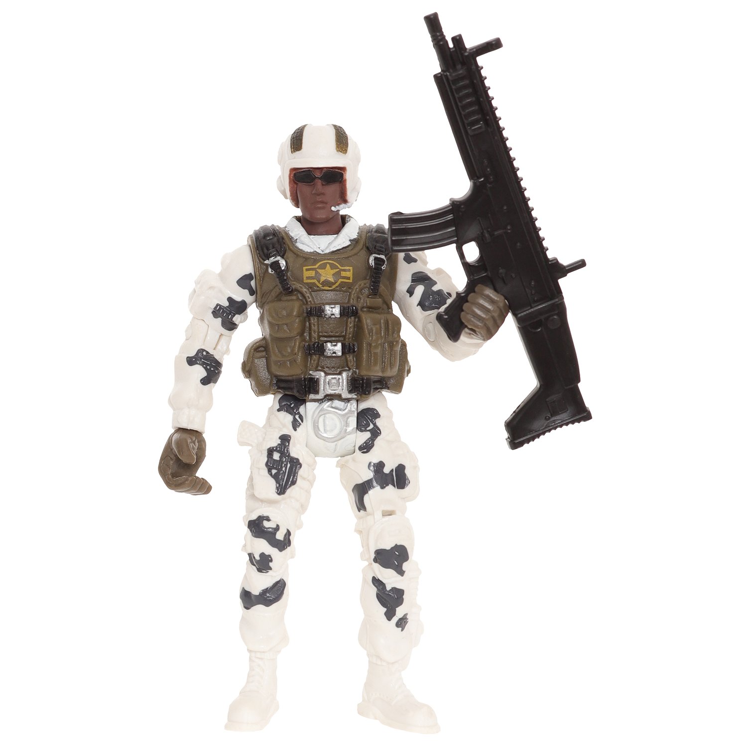 Фигурка Солдат пехотинец в зимнем камуфляже с аксесс. Chap Mei - фото 1