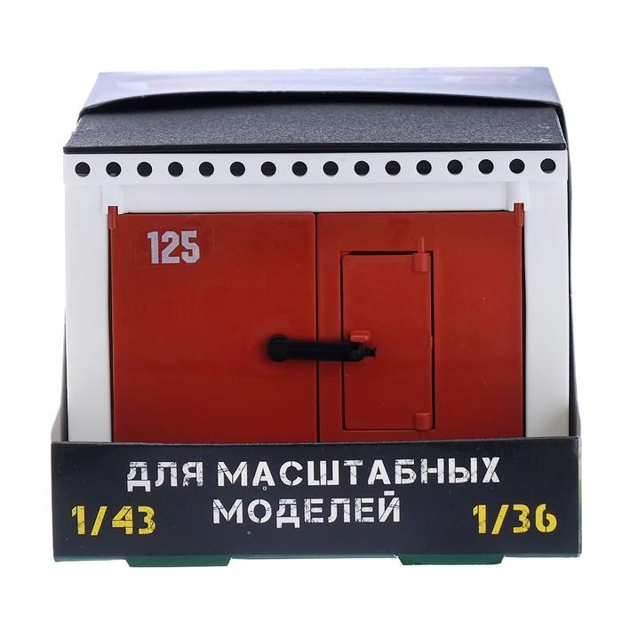 Гараж с распашными воротами - миниатюра 2