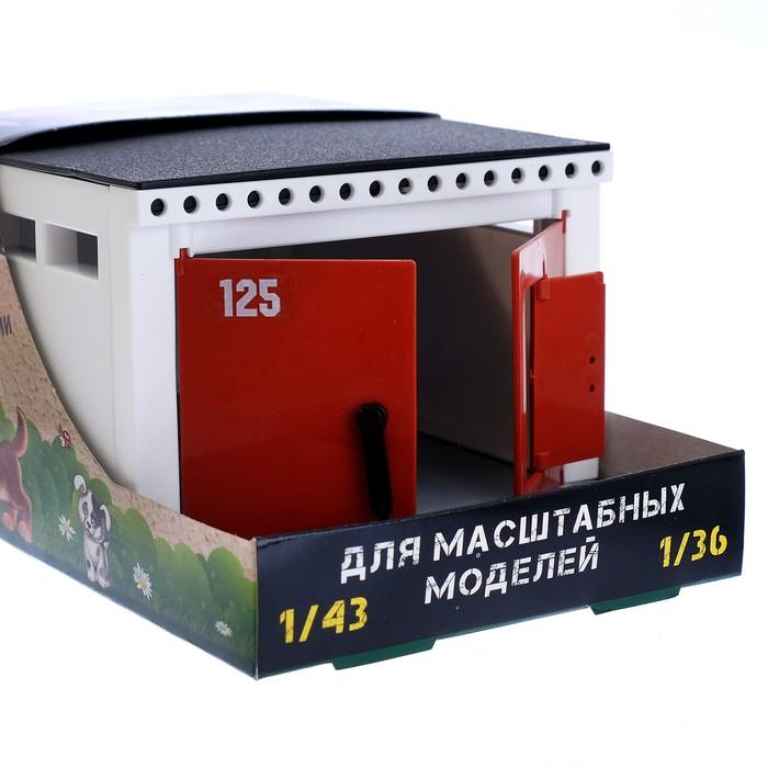 Гараж с распашными воротами - миниатюра 3