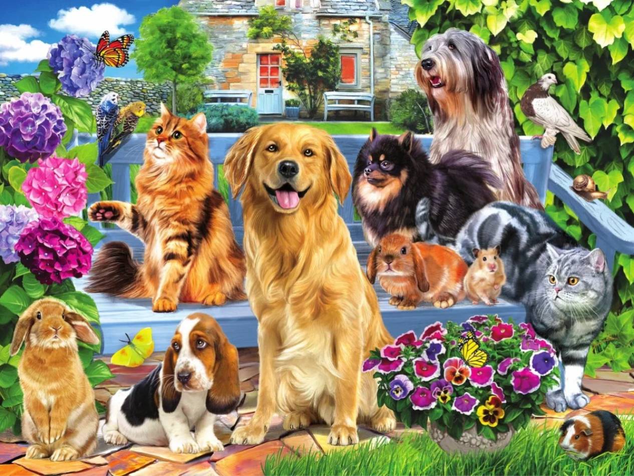 Пазл 3D Домашние питомцы 100дет. - миниатюра 2