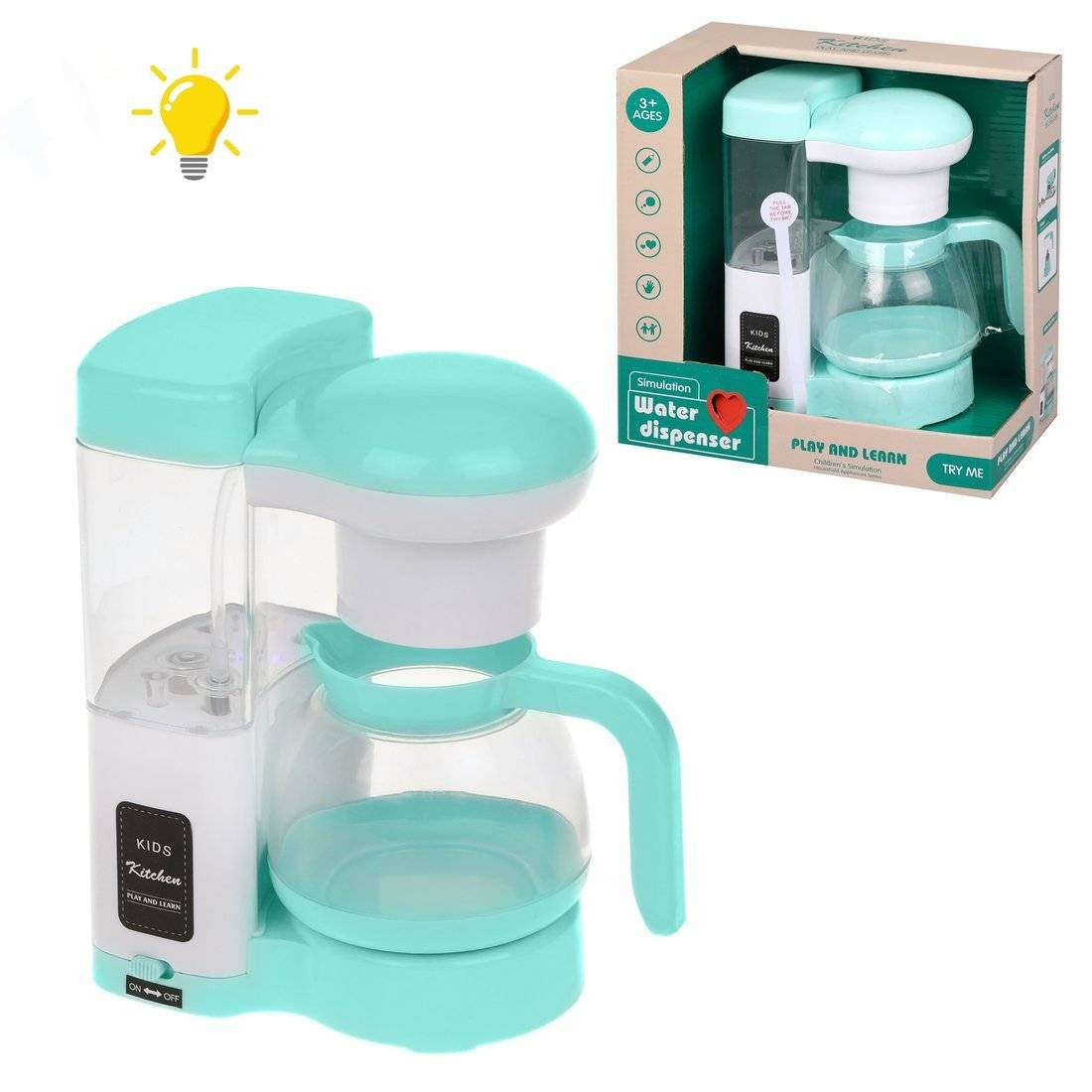 Кофеварка на бат. (свет) в/к - фото 1