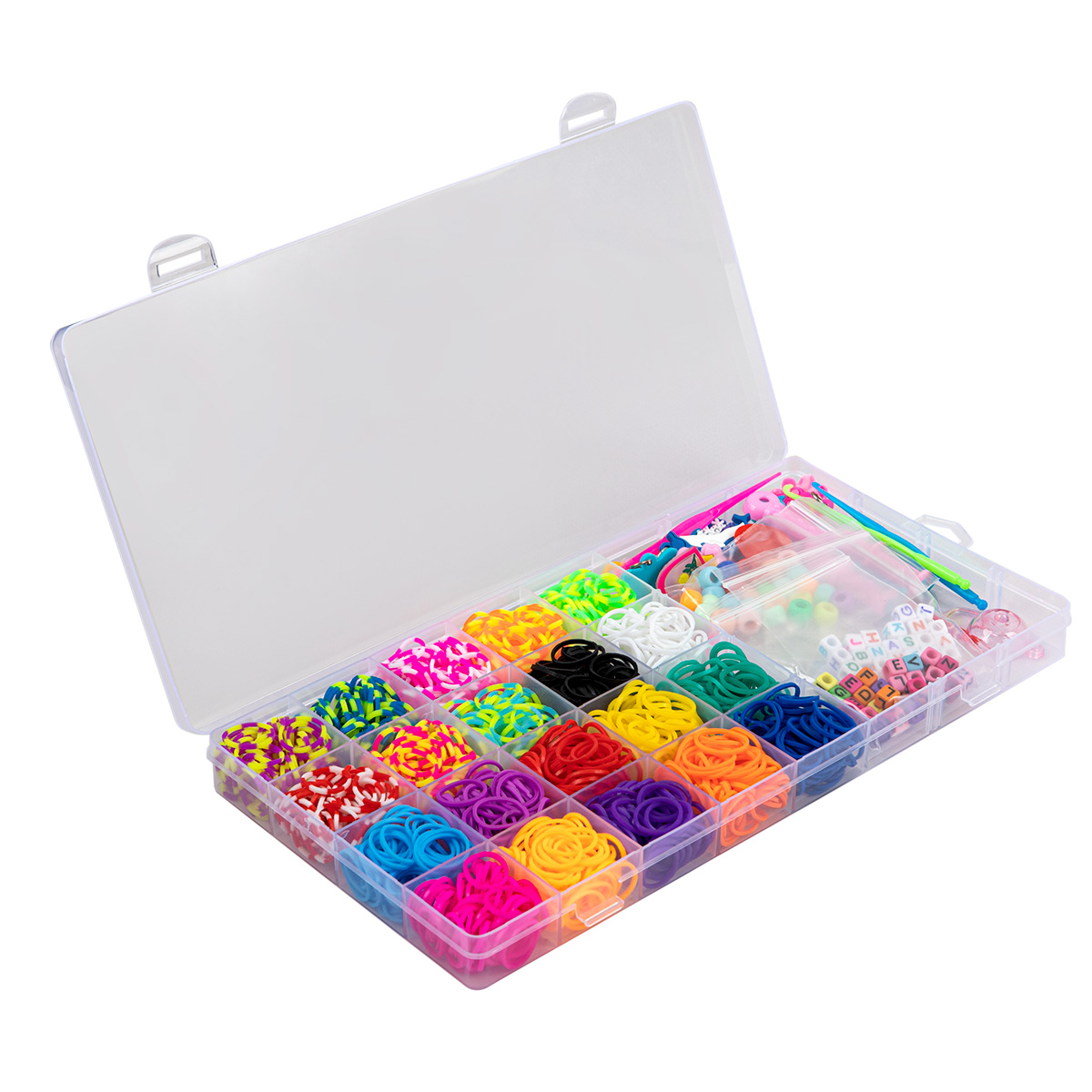 Резиночки для плетения Мега набор 1000 шт Hobbius - фото 1