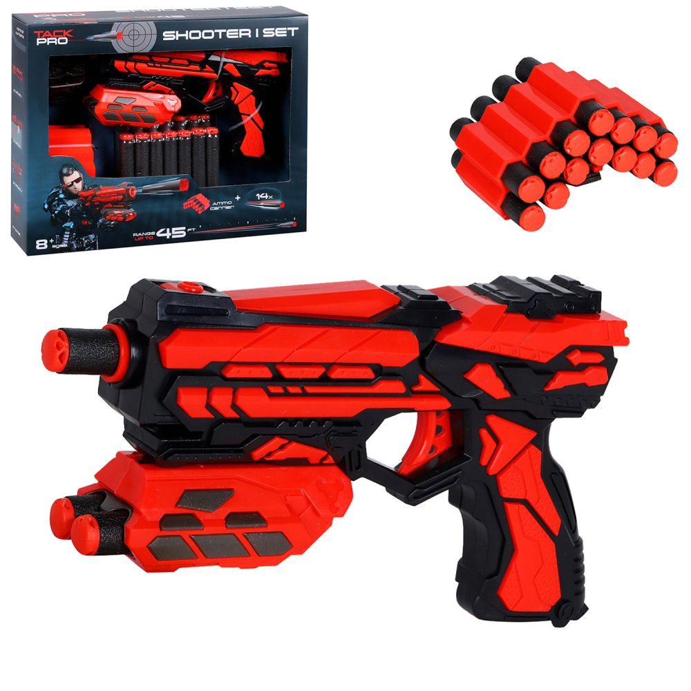 Бластер с мягкими пулями + браслет с патронташем в/к - миниатюра 2