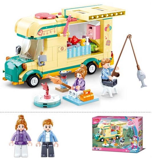 Конструктор СЛУБАН Дом на колесах 314 дет. М38-В0960 - фото 1