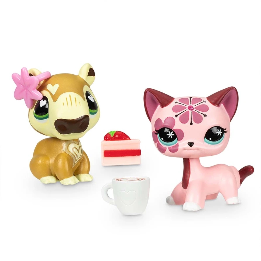 Набор мини - животных Праздники Капибара и Короткошерстная кошка Littlest Pet Shop - миниатюра 2