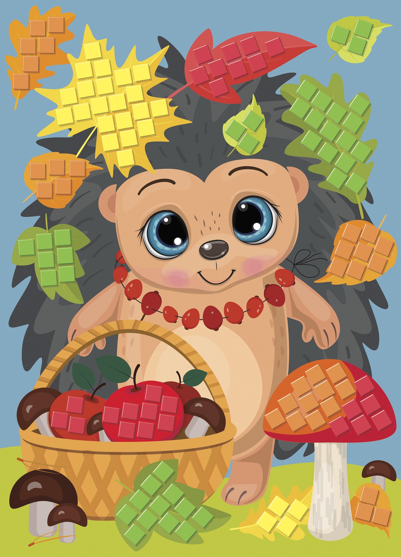 Аппликация Ежик ДК - фото 1