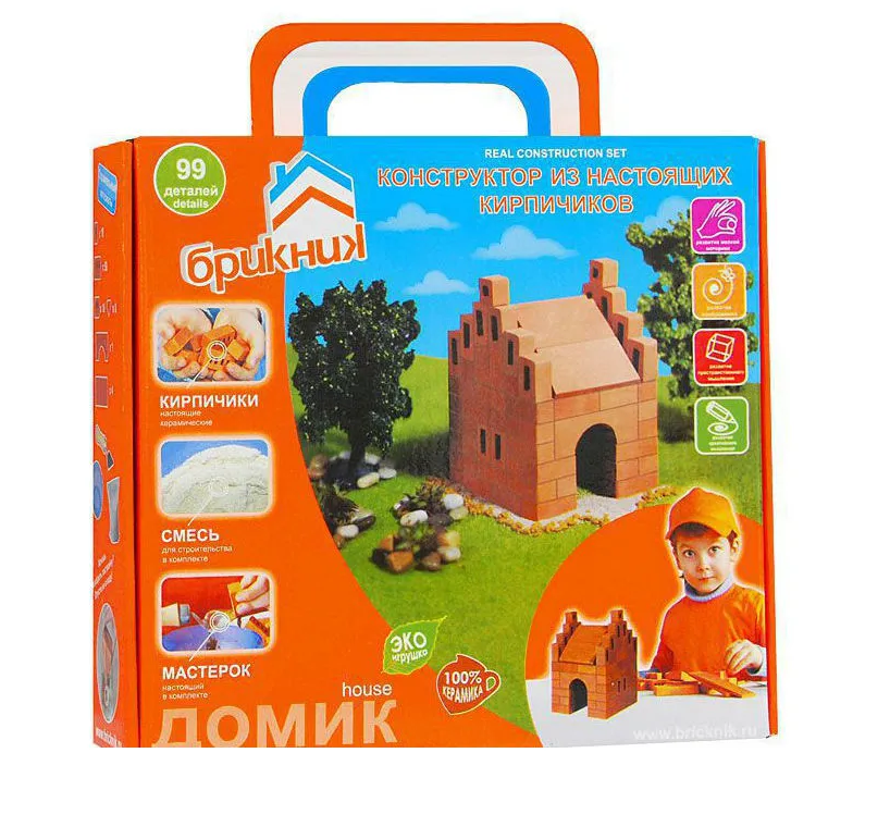 Конструктор из кирпичиков Домик 99дет. БрикМастер - фото 1