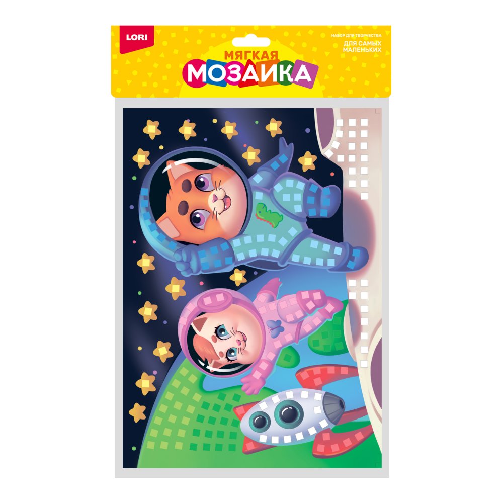 Аппликация мягкая Космонавты - фото 1