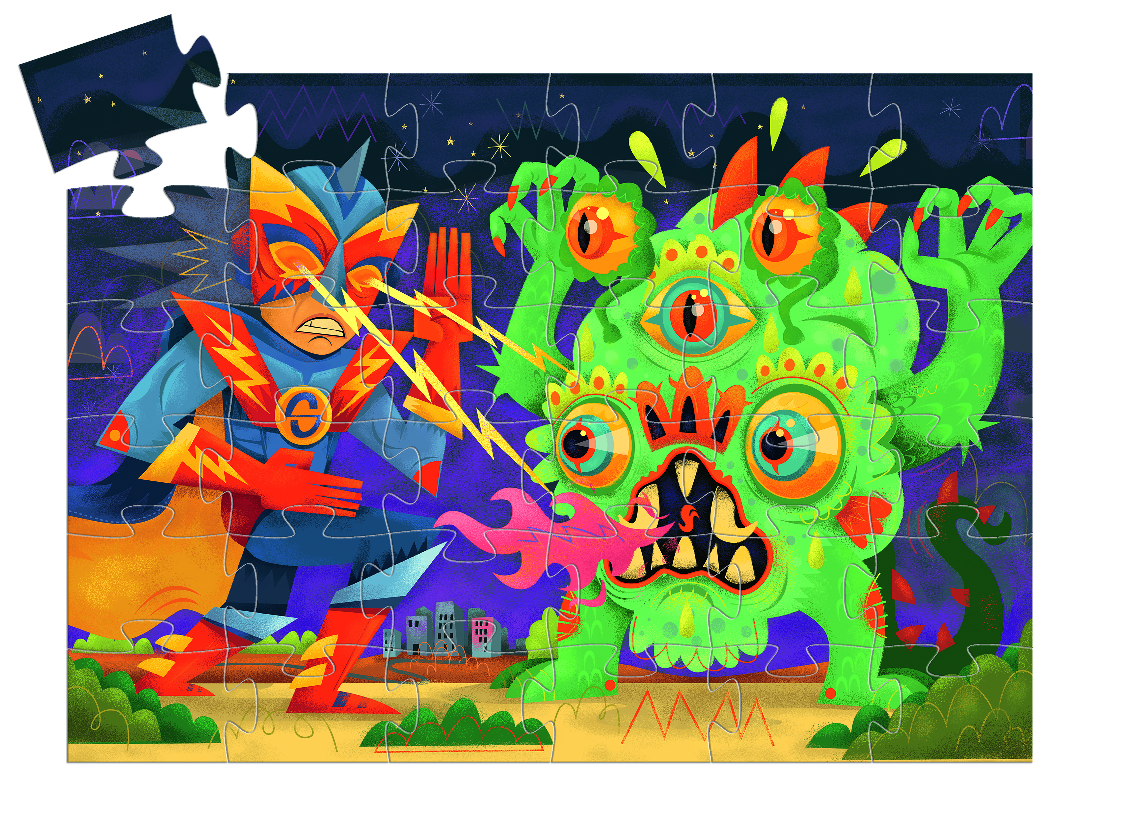 Пазл Мальчик Лазер DJECO - миниатюра 2