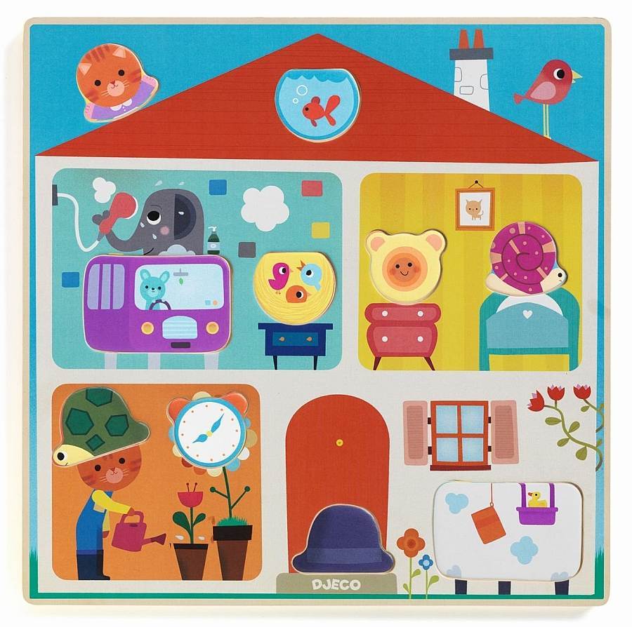 Пазл Найди правильное место DJECO - фото 1