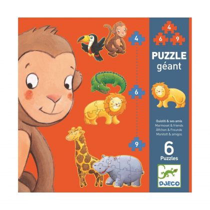 Пазл Обезьянка и друзья DJECO - фото 1