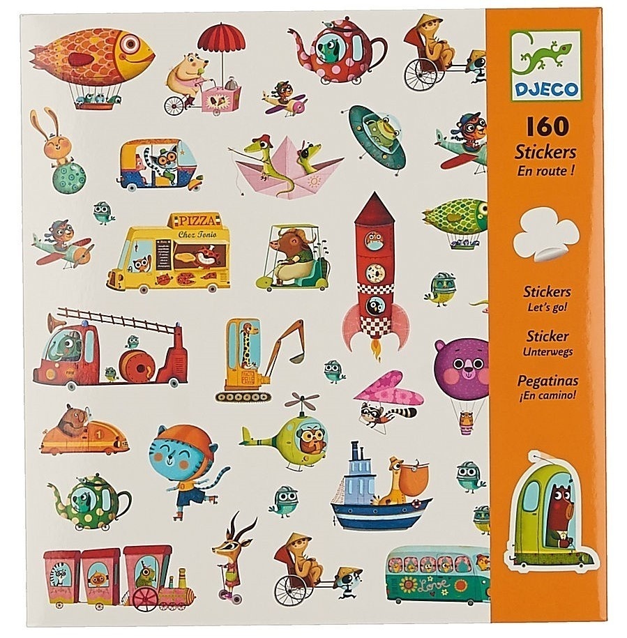 Наклейки в дорогу DJECO - фото 1