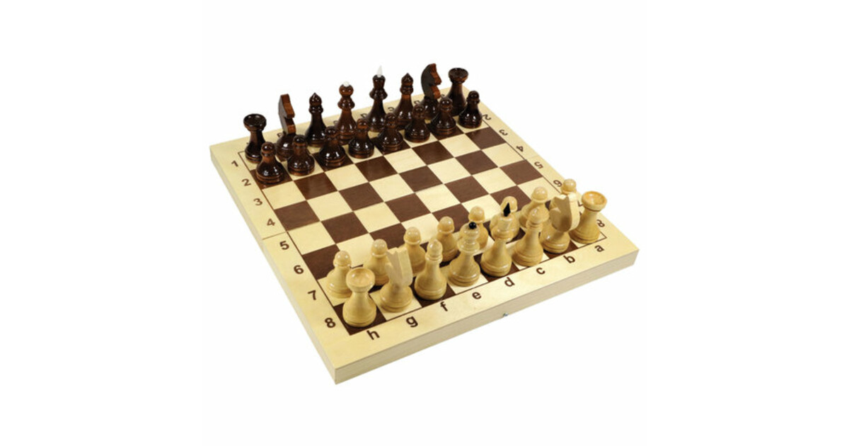 Настольная игра Шахматы деревянные ДК - фото 1