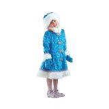  Костюм Снегурочка плюш р.32-34 - фото 1