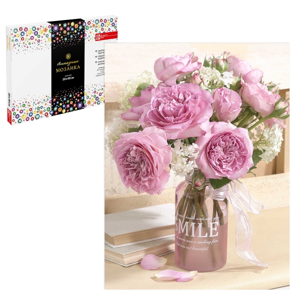 Картина стразами 30*40 Розовые мечты - фото 1
