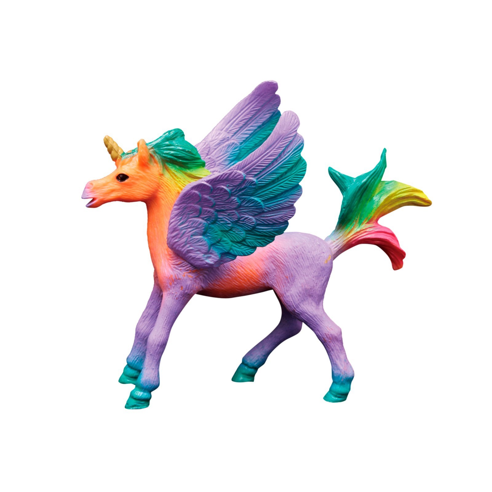 Жеребенок - единорог фиолетовый с крыльями - фото 1
