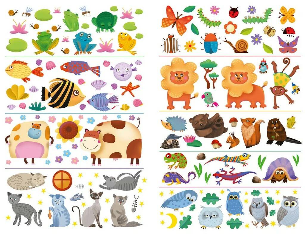 Переводные картинки Животный мир - фото 1