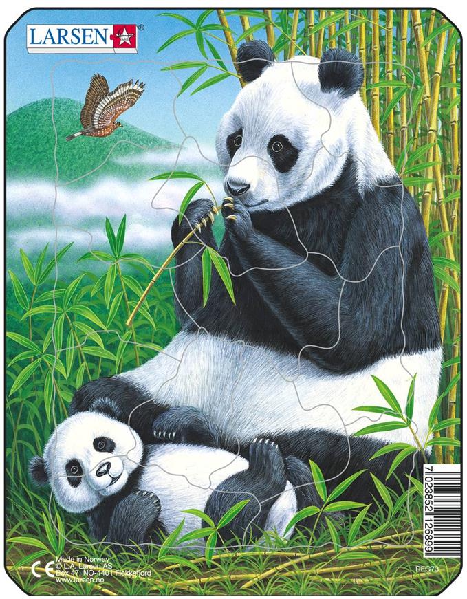 Пазл Панда 14д. LARSEN - фото 1