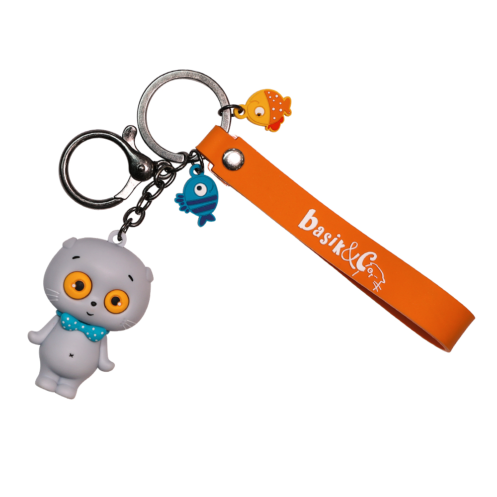 Брелок Басик с подвесом рыбки - фото 1