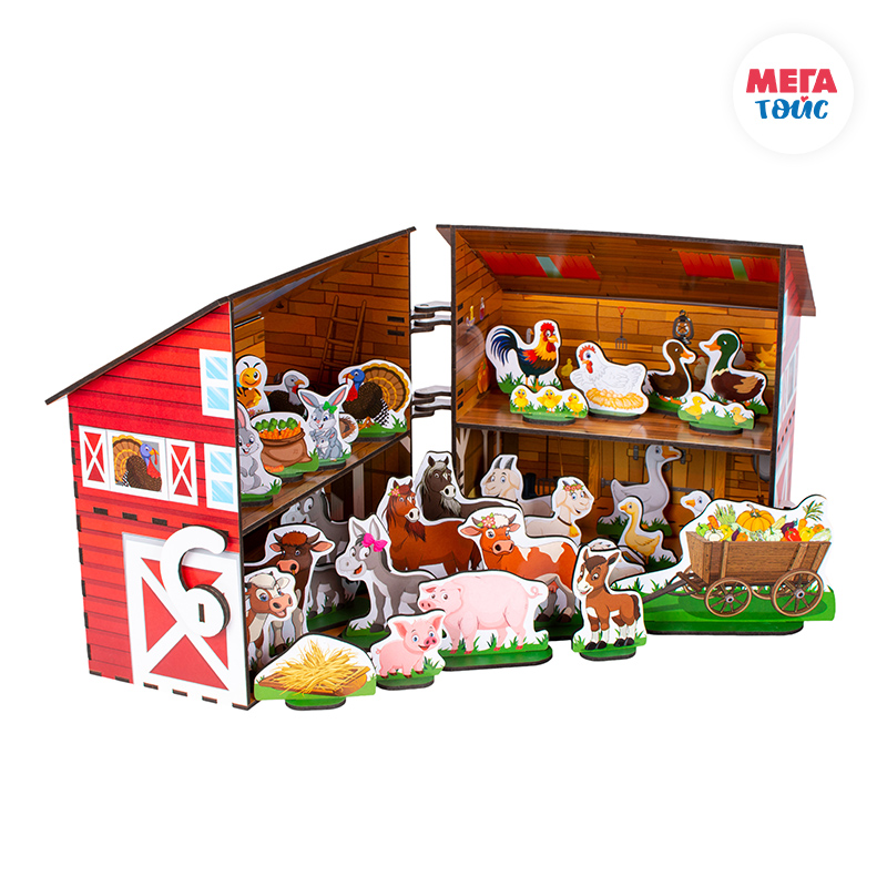 Настольная игра Ферма с животными - миниатюра 2