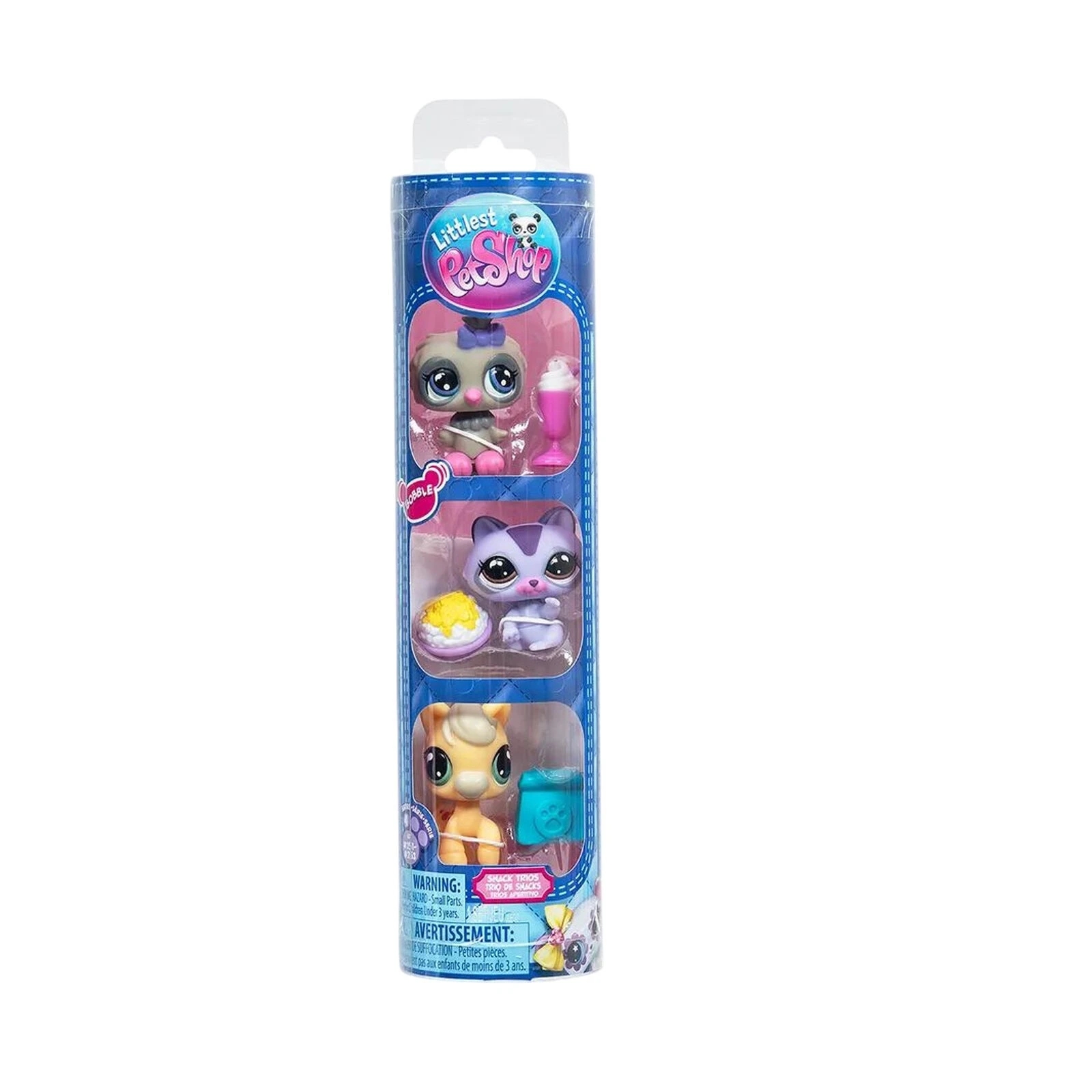 Набор мини - животных Три друга Ночной перекус Littlest Pet Shop - фото 1