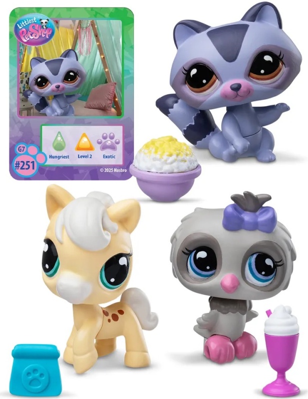 Набор мини - животных Три друга Ночной перекус Littlest Pet Shop - миниатюра 2
