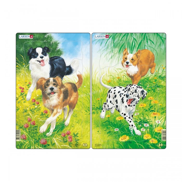 Пазл Собаки 10 дет. LARSEN - фото 1