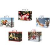  Пакет подар. Новый Год пластик. - фото 1