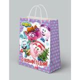  Пакет подар. Смешар. С Новым Годом! 33*46*20 - фото 1