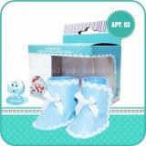  Сапожки голубые - фото 1