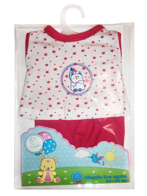 Одежда для кукол 38-42 см Ползунки и кофточка - фото 1