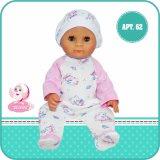 Комбинезон с шапочкой для кукол - фото 1