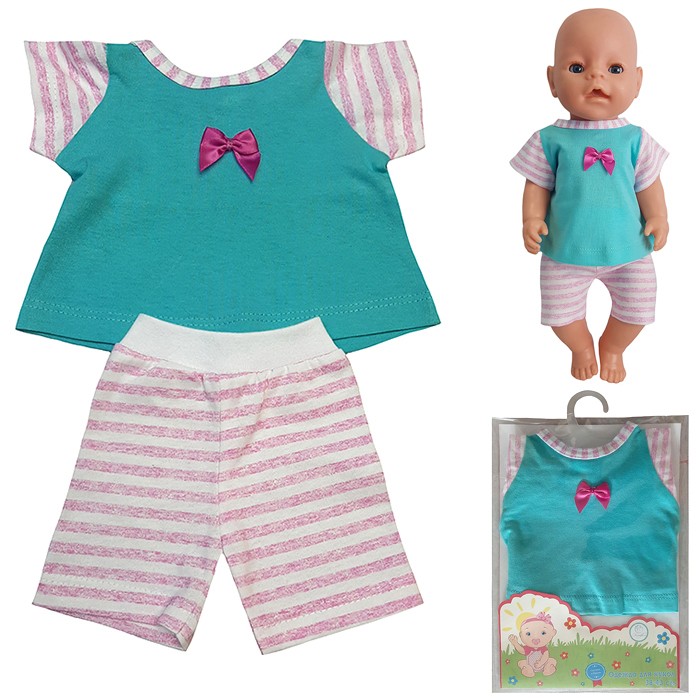 Одежда для кукол 38-42 см Туника и бриджи - фото 1
