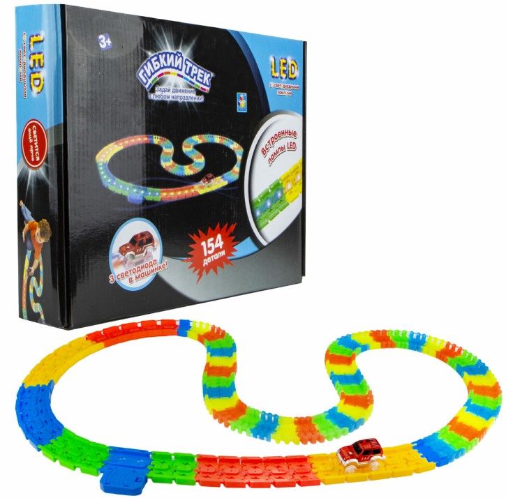 Гибкий трек светодиодный 154д. - фото 1