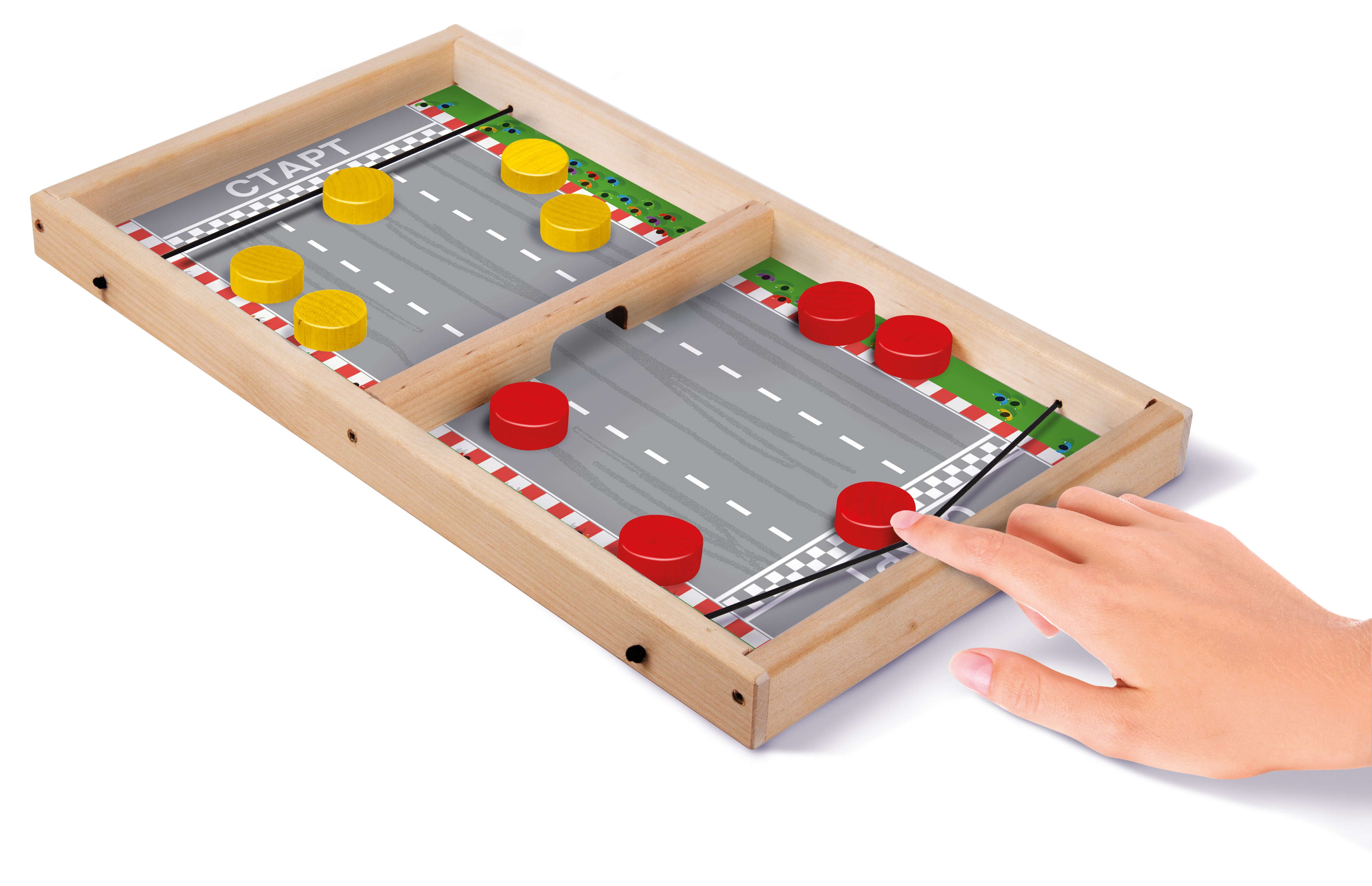 Настольная игра Дабл Слинг Гонки мини ДК - миниатюра 2