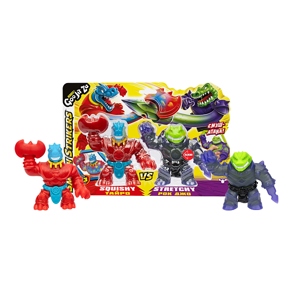 Тянущаяся фигурка Рок Джо и Тайро Смэш Страйкерс Гуджитсу - миниатюра 2