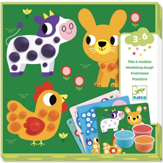 Пластилин для лепки Кружочки DJECO - миниатюра 3