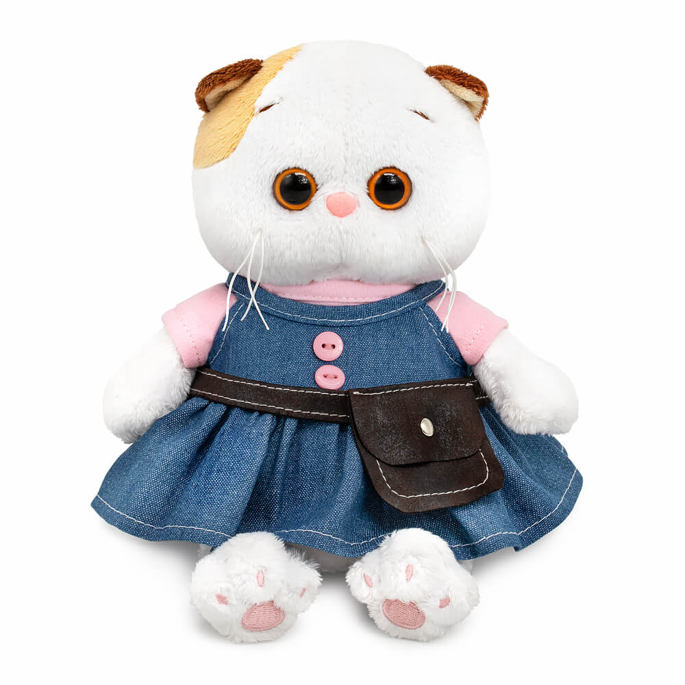 Мягкая игрушка Ли-Ли BABY в сарафане Деним - фото 1