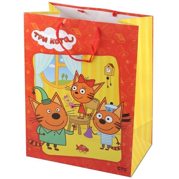 Пакет подарочный глянц. Котята 33*46 - миниатюра 2