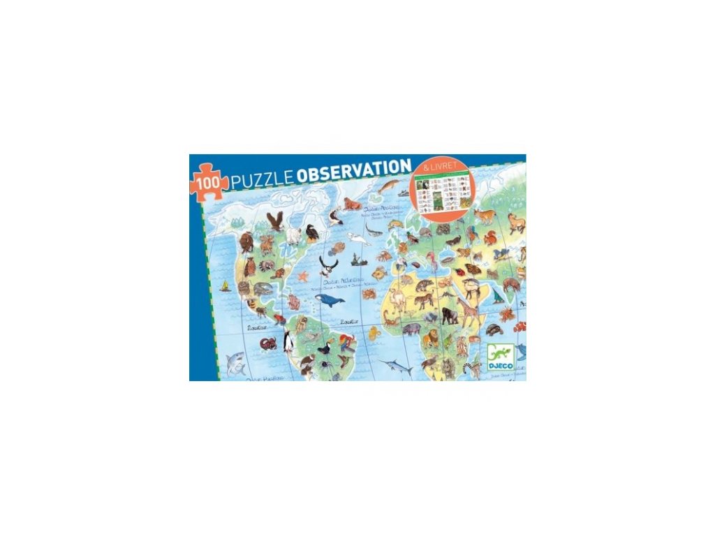 Пазл Животные мира 100дет. DJECO - фото 1