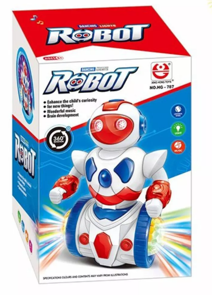 Робот на бат. (свет, звук) - фото 1