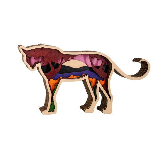 Роспись по дереву Леопард серия Сафари Dobrika - миниатюра 2