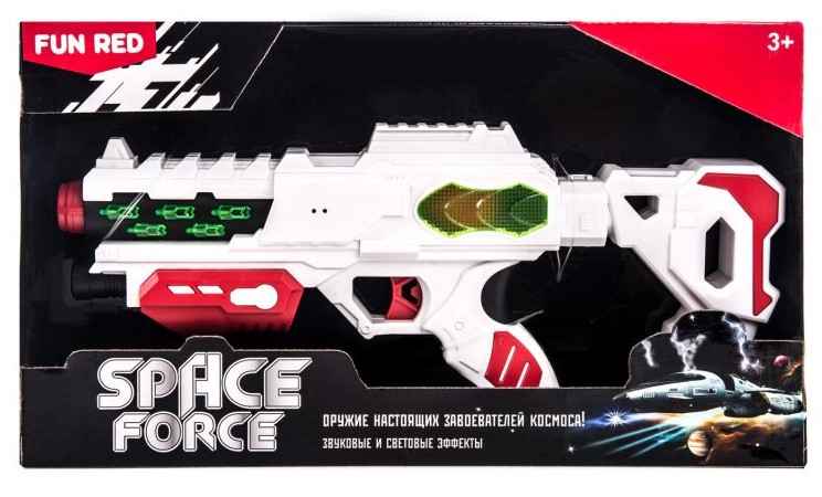 Бластер на бат. (звук,свет) 38см Fun Red - миниатюра 2