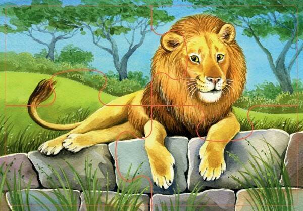 Пазл напольный Дикие животные Step - миниатюра 3