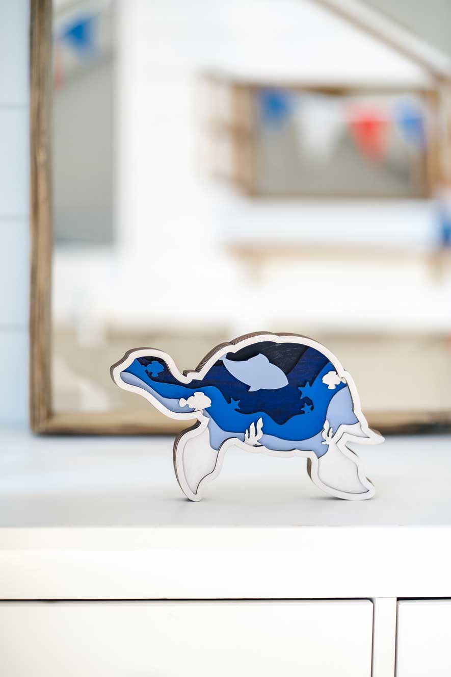 Роспись по дереву Черепаха серия Море Dobrika - миниатюра 2